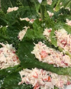 Crab Salad Lettuce Wraps