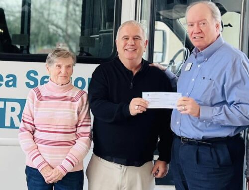 Esplanade Gardens along with The J.A. Wedum Foundation donated $5000 to GRASP.  GRASP has a senior transportation program to provide rides to medical and shopping appointments throughout Bexar County.  Our residents use their services, GRASP is very easy to work with!